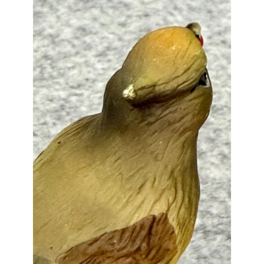 Cedar Waxwing Porcelain Figurine 